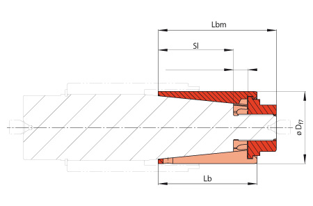 Clamping Elements Taper Collets with clamping nut BMD BKDI BMD